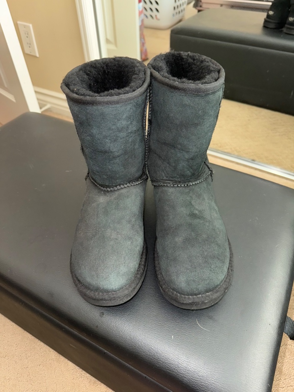 Uggs Black Boots- Size 8 - Picture 2 of 5